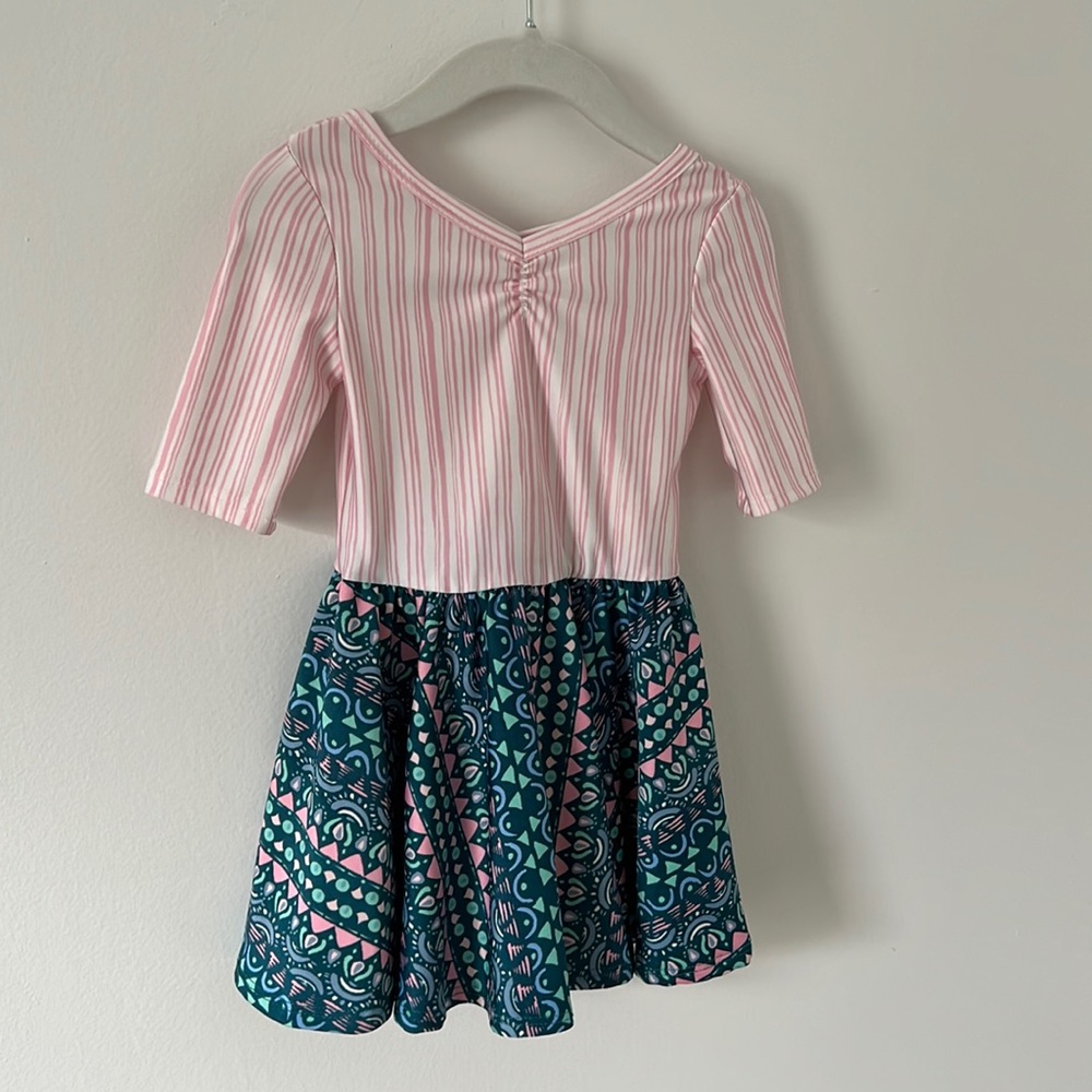 Dot Dot Smile multi-pattern children’s dress